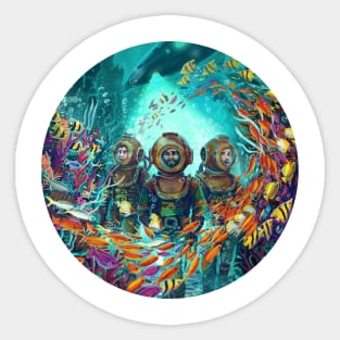 20000 Leagues Under the Sea - Circular Sticker